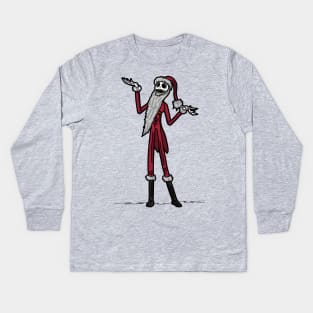 Sandy Claws Kids Long Sleeve T-Shirt